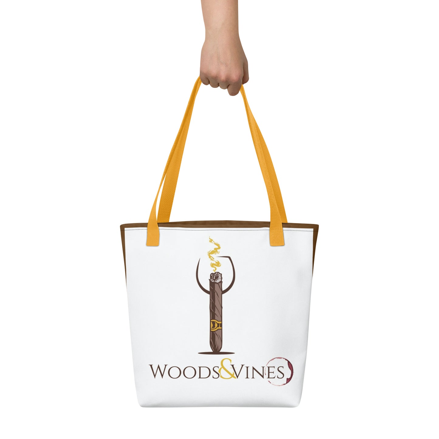 The "Vineyard" 2 tone Tote Bag